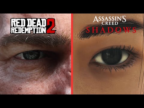 Red Dead Redemption 2 VS Assassin's Creed Shadows - Direct Comparison (4K)