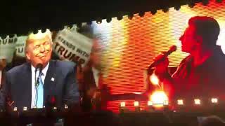 Bono of U2 fires Donald Trump!!