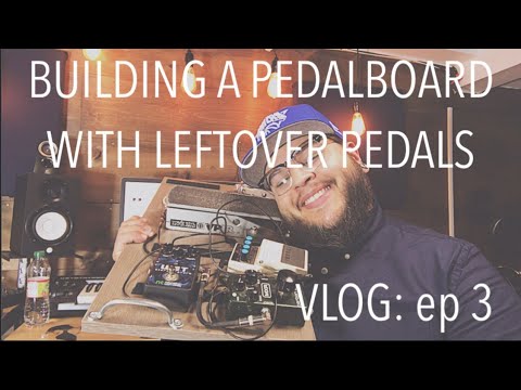 J Cruz Vlog (ep 3-Building A Pedalboard w/ Leftover Pedals)