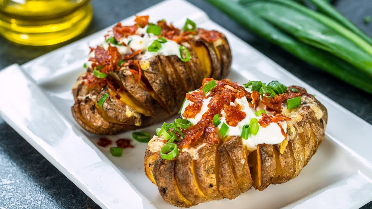 Bloomin' Baked Potato - Perfect Oven Baked Potatoes