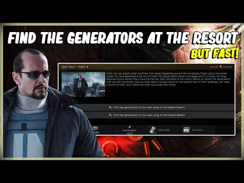 FIND THE GENERATORS AT THE HEALTH RESORT ON SHORELINE - EFT - PEACEKEEPER TASK SPA TOUR PART 4 12.11