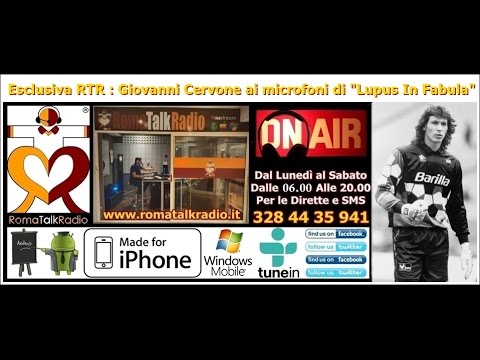 ESCLUSIVA RTR ! Giovanni Cervone ai microfoni di "Lupus In Fabula"