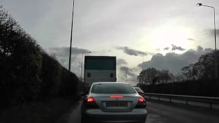 Driving Along Westway, Northway & Dunnings Bridge Road, Liverpool, Merseyside, England
