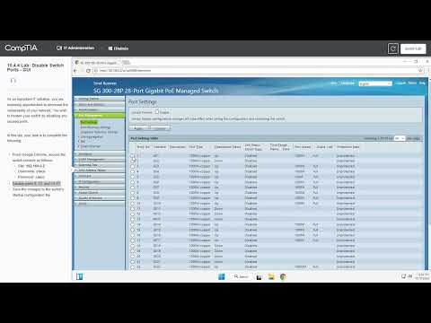 10 4 4 Lab Disable Switch Ports   GUI