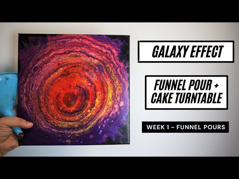 GALAXY FUNNEL POUR / NO SILICONE OIL. A step-by-step process to learn how to get amazing results