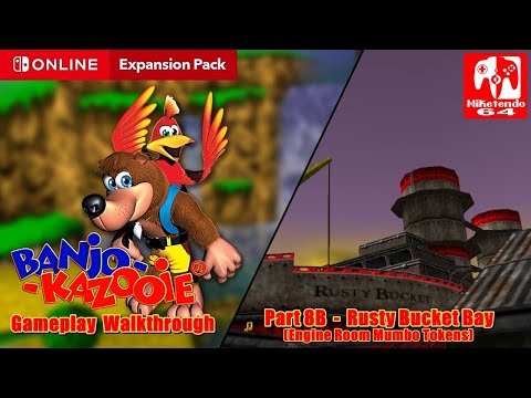 Banjo-Kazooie Gameplay Walkthrough Part 8B (Rusty Bucket Bay - Engine Room Mumbo Tokens)