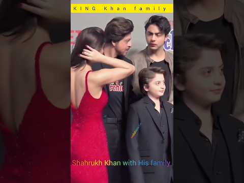Shahrukh Khan Family, Aryan, Suhana Khan, Gauri Khan, Abram Khan #shorts #srk #trending #ytshorts ..