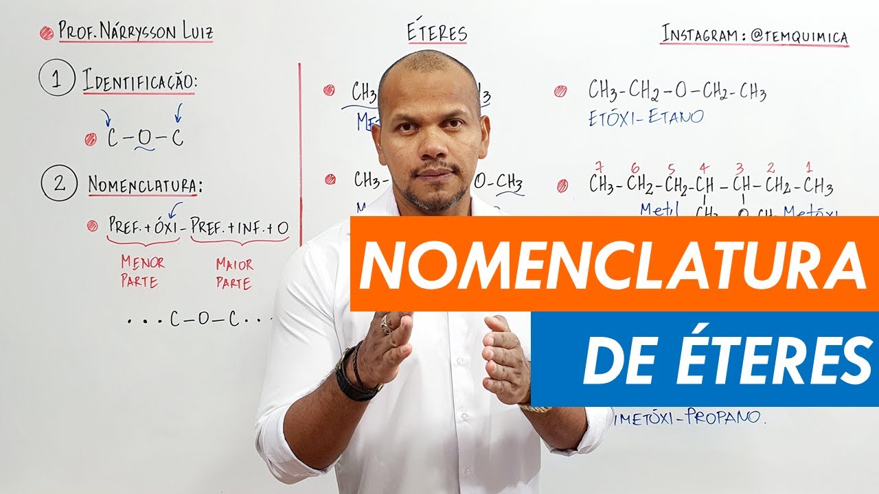 NOMENCLATURA DE ÉTER | Episódio 6 de 11 - Funções Orgânicas #ENEM #FIQUEEMCASA #COMIGO