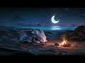 Relax With A Purring Dragon Pup Crackling Fire Relaxing Ocean Waves At Night Light Fury Asmr