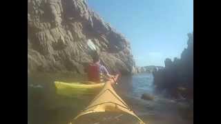 preview picture of video 'Kayak de mar Costa Brava de Sant Feliu de Guixols a Sant Pol'