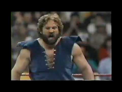 John Nord The Viking (Berzerker) WWF Superstars 1991 TV Wrestling Debut. Huss Huss