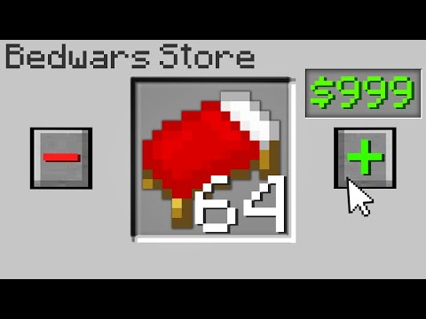 Minecraft Bedwars but I can order any item in the game...