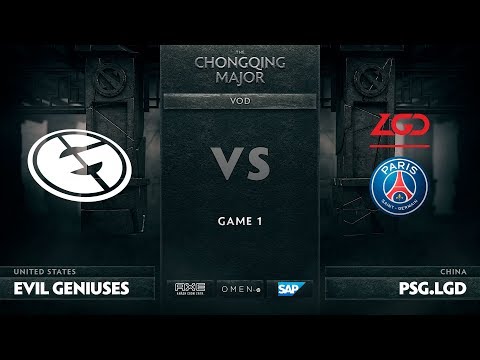 [EN] Evil Geniuses vs PSG.LGD, Game 1, The Chongqing Major LB Round 5