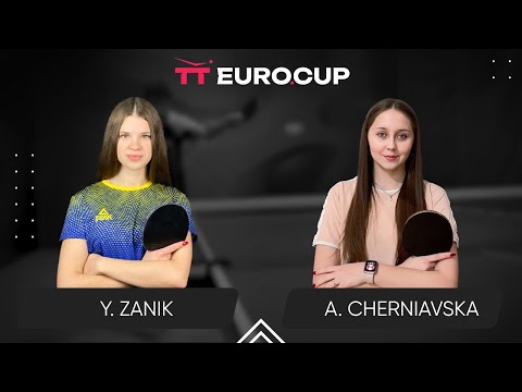 16:20 Yulianna Zanik - Alina Cherniavska 25.06.2024 TT Euro.Cup Ukraine Star. TABLE 3