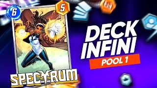 DECK POOL 1 MARVEL SNAP POUR MONTER INFINI - FREE TO PLAY