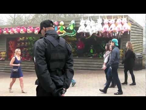 Nemesis Sub-Terra 2012 - Opening Day - First Riders being selected and lined up to ride.