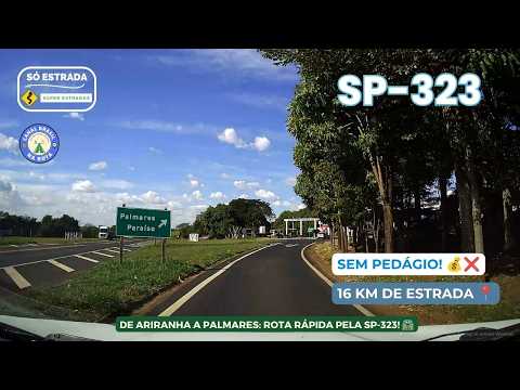 SÓ ESTRADA | DE ARIRANHA-SP PARA PALMARES-SP: 16 KM DE ESTRADA PELO NOROESTE PAULISTA! 🚗💨