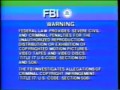 Sony Pictures Home Entertainment FBI Warning 1982 No Cut Transitions 5 Seconds