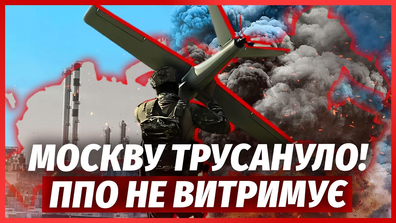 🔥ЩОЙНО! Серія ВИБУХІВ НАКРИЛА МОСКВУ. 158 УДАРІВ по НПЗ. Палає КЛЮЧОВА БАЗА у ?