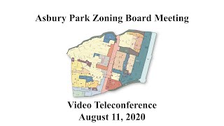 Asbury Park Zoning Board Meeting - August 11, 2020