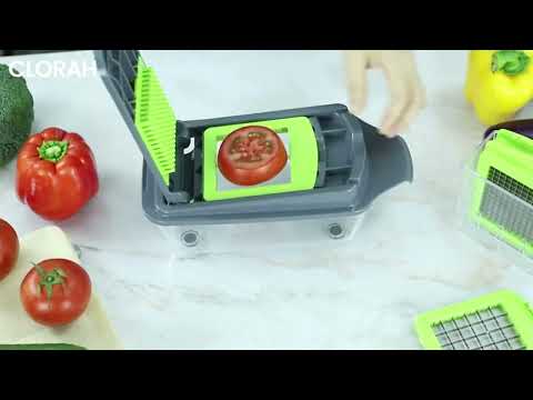 Quickly dice and slit vegetables and fruits, convenient and easy#vegetablechopper #vegetablecutter