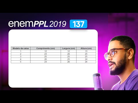 Questão 137 - Caderno Azul | Geometria espacial | MATEMÁTICA ENEM PPL 2019