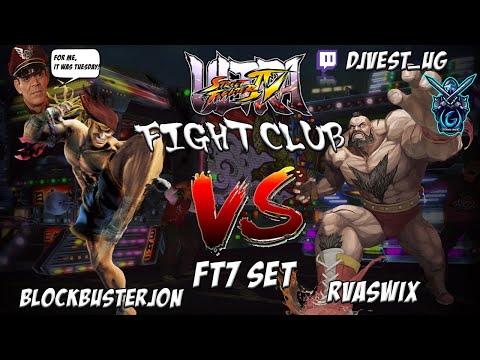USF4 Fight Club - BlockBusterJon VS RVASwix FT7 Set