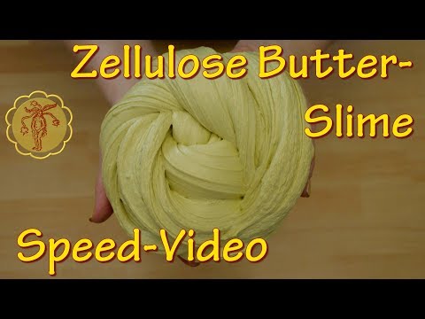 Speed-Video: Zellulose Butter-Slime - selber machen - DIY