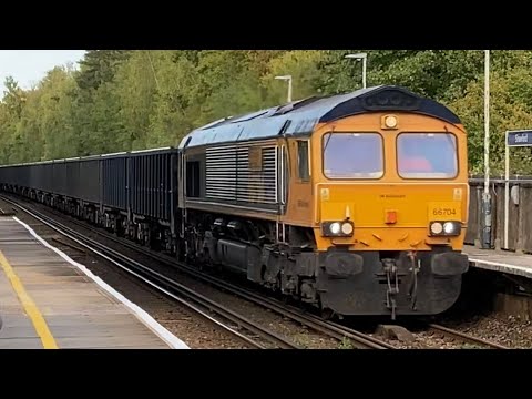 UK Freight Trains on the South Western Main Line Compilation | Boom Trainspots