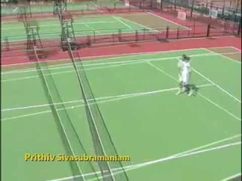 college tennis recruitment video of Prithiv Sivasubramaniam ( INDIA )
