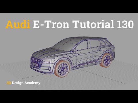 Advanced Autodesk Alias Tutorials - Audi E-Tron SUV 130