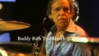 Buddy Rich Trio, Hamburg, Germany 1977