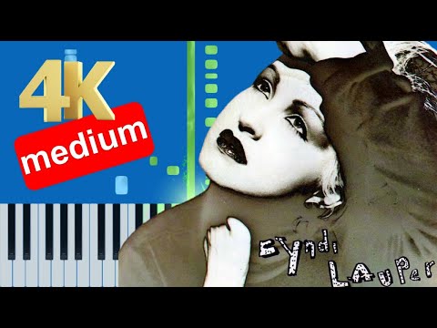 Cyndi Lauper - True Colors (Medium) Piano Tutorial 4K