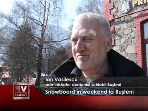 Snowboard, la Buşteni