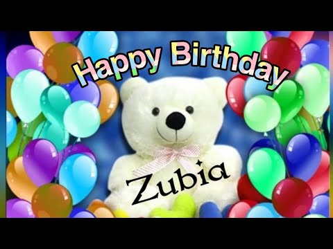 Zubia | Happy Birthday Zubia  🎂 🎉 | Birthday Wishes 🕯️| #Shorts