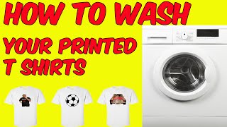 How To Wash Your Printed T Shirts