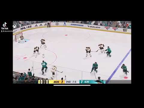Tomas Hertl’s Goal Vs The Boston Bruins In NHL 22