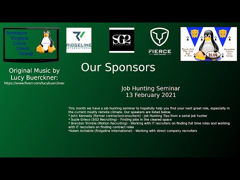 NoVaLUG February 2021 - Job Hunting Seminar