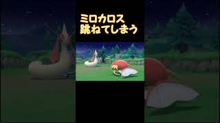 操作ミスで「はねる」をするミロカロス【ポケモンダイパリメイク】#shorts