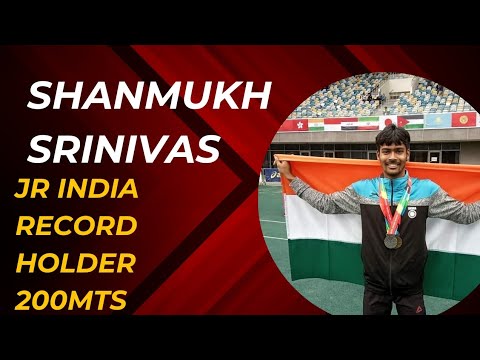 junior India record holder🥇 Shanmukh srinivas