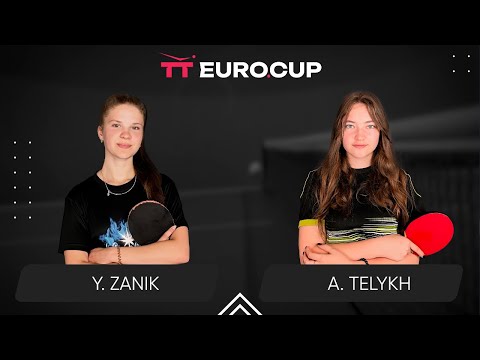 18:50 Yulianna Zanik - Anastasiia Telykh 30.11.2023 TT Euro.Cup Women Ukraine Master. Table 3