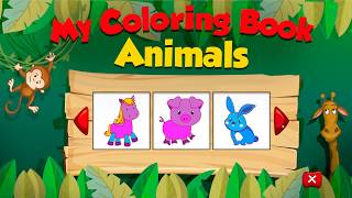 My Coloring Book: Animals - Геймплей