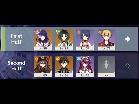 2.3 Spiral Abyss, Polearm Supremacy 🔱 - (Floor 12, 9 Stars)