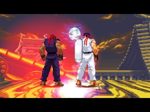 EVIL RYU VS ICE POWER RYU! THE MOST EPIC FIGHT EVER!