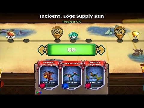 Incident:Edge Supply Run - New Gauntlet Event - Dragons:Rise of Berk