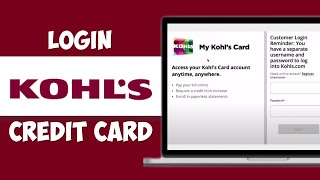 Sign in to My Kohl's Card to Make a Payment | My Kohl's Credit Card Login (2024)