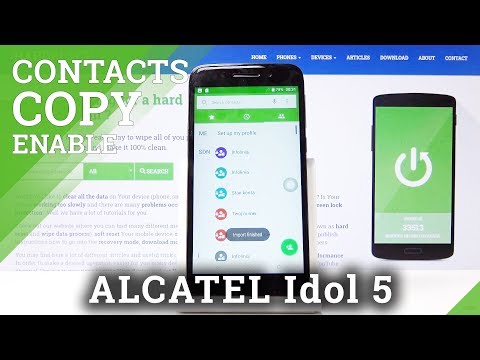 How to Copy Contacts in ALCATEL Idol 5 – Transfer Contacts