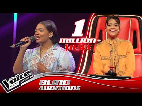 Nilasi Malsadee | Adaraniya Babo (ආදරණීය බබෝ) |  Blind Auditions | The Voice Teens Sri Lanka S3