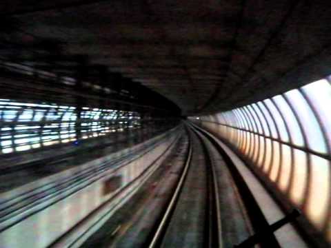 Jízda v kabině soupravy 81-71M mezi stanicemi Hůrka a Lužiny