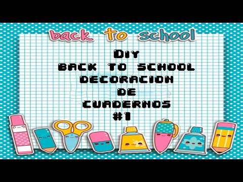 #DIY Decora CUADERNOS
